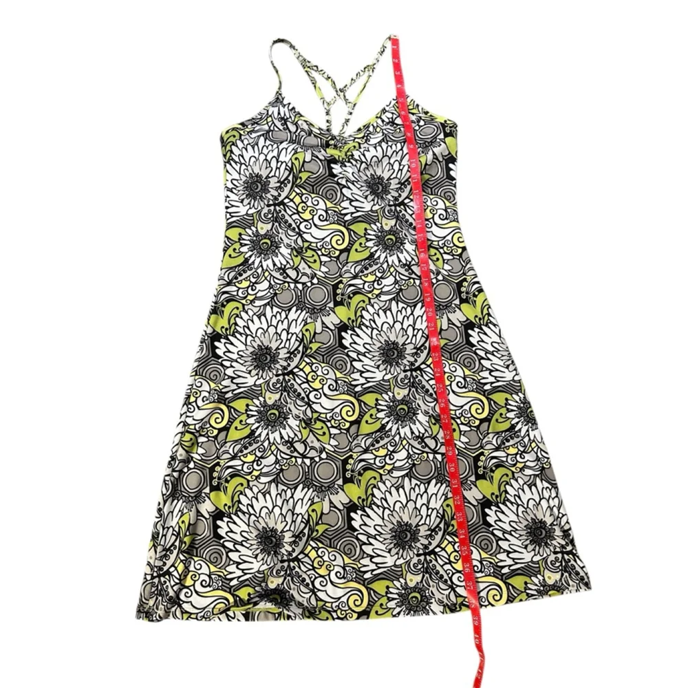 Prana Breathe Strappy Back Floral Athletic Dress S - Picture 4 of 10